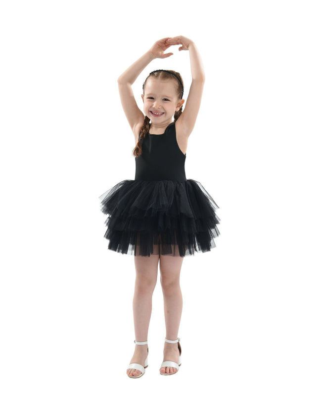 kidsatelier-tulleen-MTL321-Black-solid-tutu-dress
