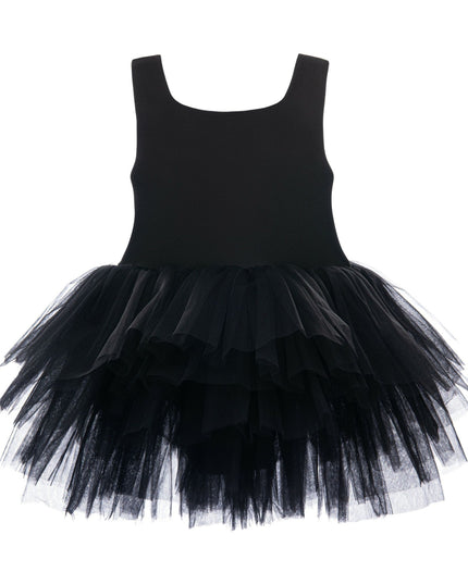kidsatelier-tulleen-MTL321-Black-solid-tutu-dress