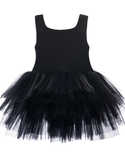 kidsatelier-tulleen-MTL321-Black-solid-tutu-dress
