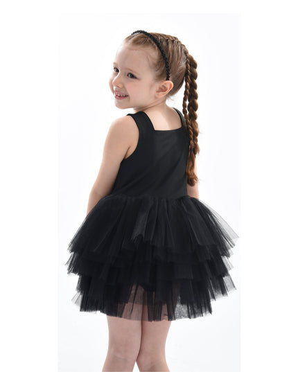 kidsatelier-tulleen-MTL321-Black-solid-tutu-dress