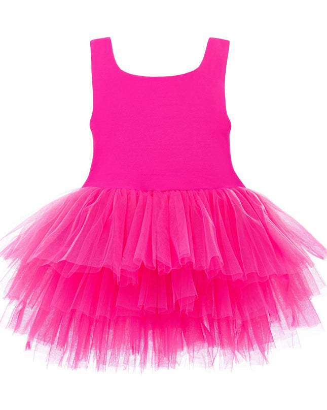 kidsatelier-tulleen-MTL321-Rouge-pink-rouge-solid-tutu-dress
