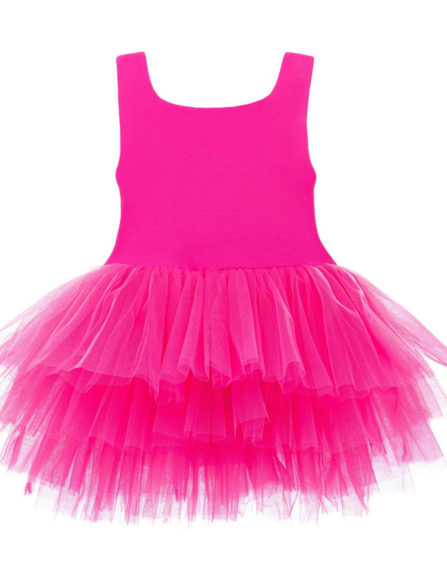 kidsatelier-tulleen-MTL321-Rouge-pink-rouge-solid-tutu-dress