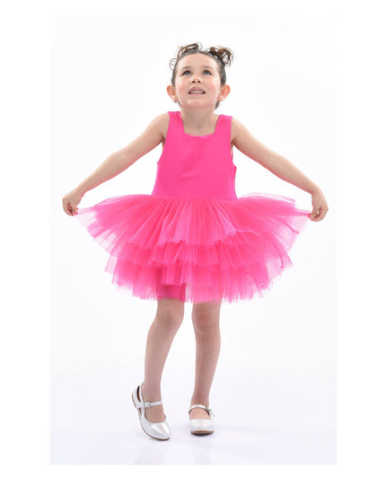 kidsatelier-tulleen-MTL321-Rouge-pink-rouge-solid-tutu-dress