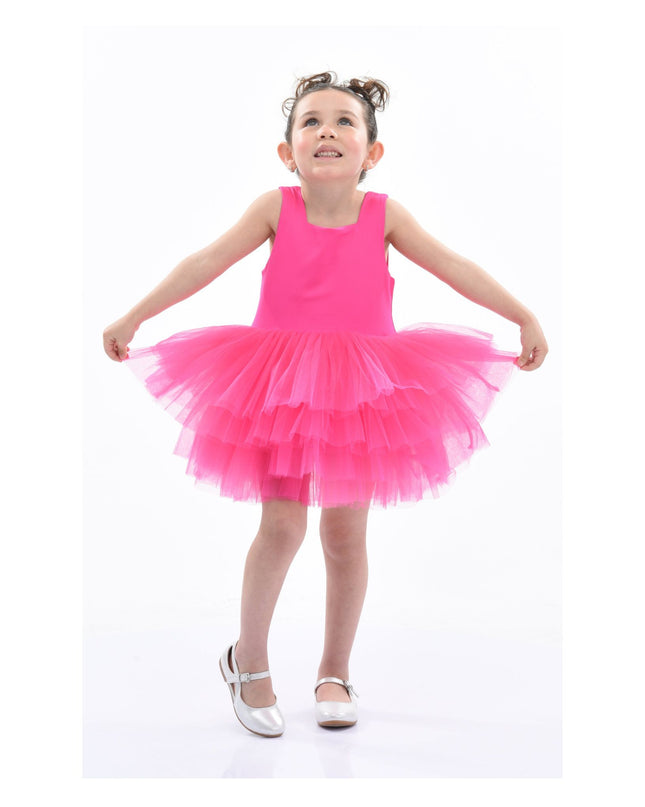 kidsatelier-tulleen-MTL321-Rouge-pink-rouge-solid-tutu-dress