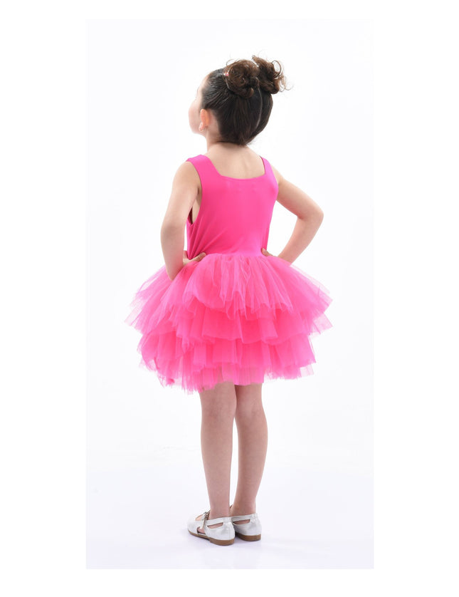 kidsatelier-tulleen-MTL321-Rouge-pink-rouge-solid-tutu-dress