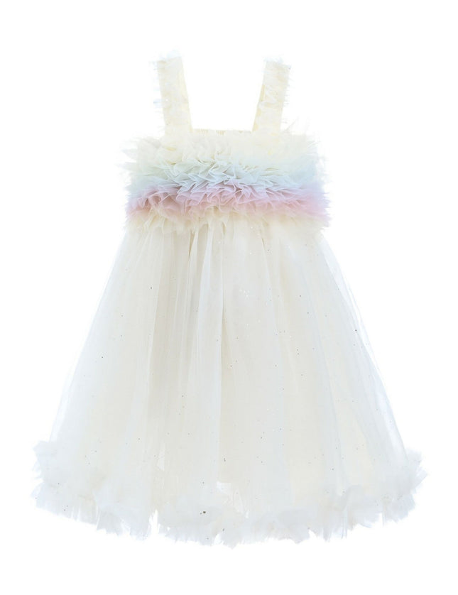 kidsatelier-tulleen-MTQF10152-White-rainbow-ruffle-trapeze-dress