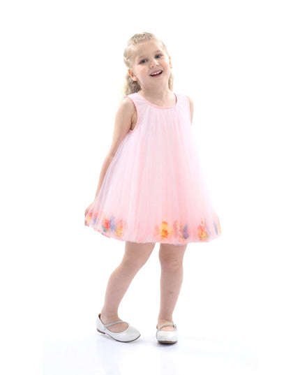 kidsatelier-tulleen-MTRE5201-Pink-floral-layered-sleeveless-dress