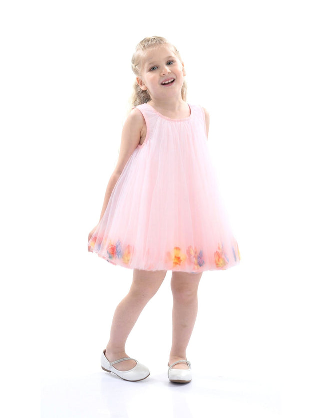 kidsatelier-tulleen-MTRE5201-Pink-floral-layered-sleeveless-dress