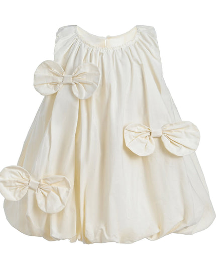 kidsatelier-tulleen-MTRE5203-Ivory-sleeveless-bow-dress