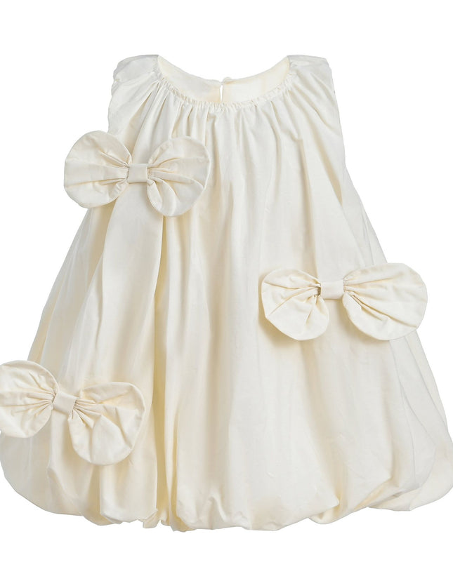 kidsatelier-tulleen-MTRE5203-Ivory-sleeveless-bow-dress