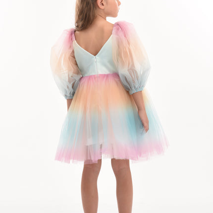 Kids-Atelier-Tulleen-kid-girl-70922-Sunset-Puesta Del Sol-Tulle-Dress