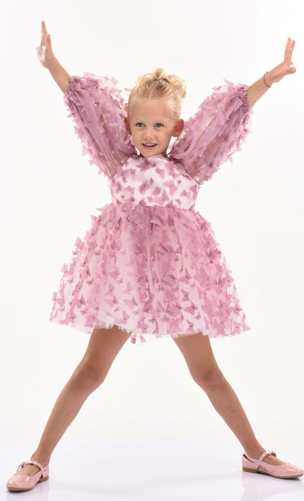 Pink Bell Mariposa Dress