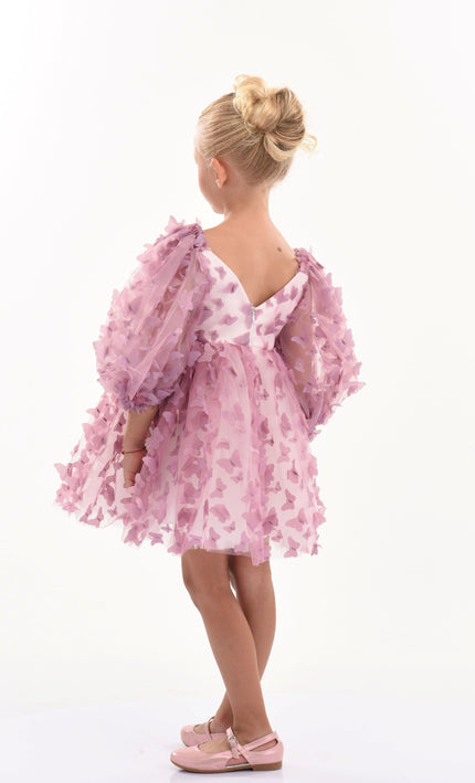 Pink Bell Mariposa Dress