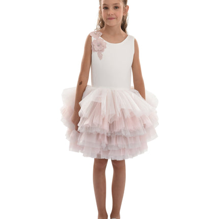 Pink Littlebrook Floral Tulle Dress