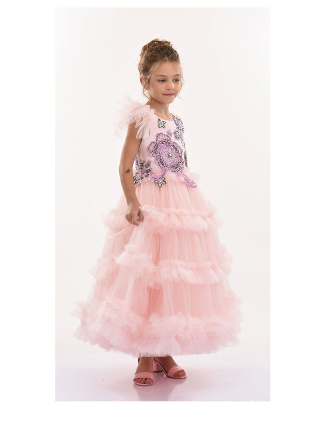 kidsatelier-tulleen-SS19205-tulleen-pink-lilac-floral-dress-ss19205