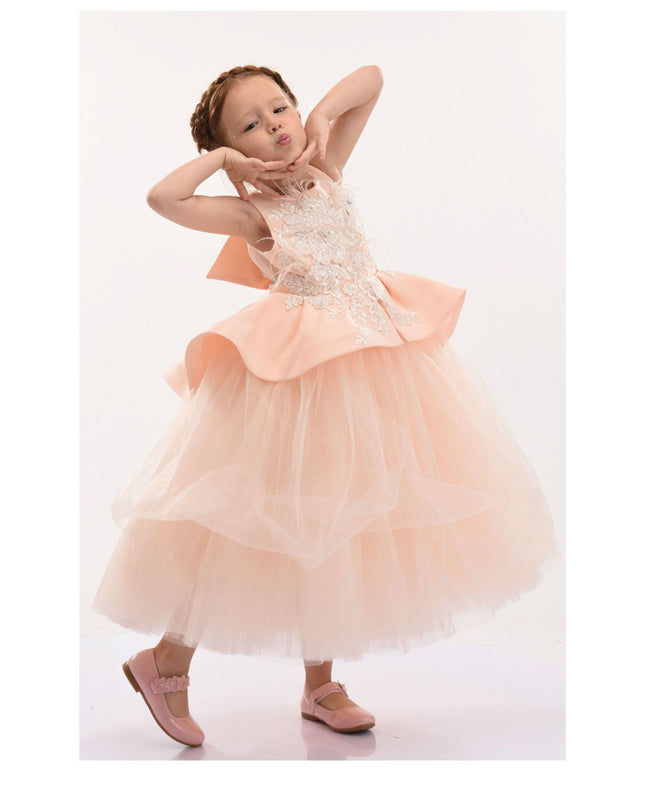 kidsatelier-tulleen-SS19208 -pink-eugenia-peplum-dress