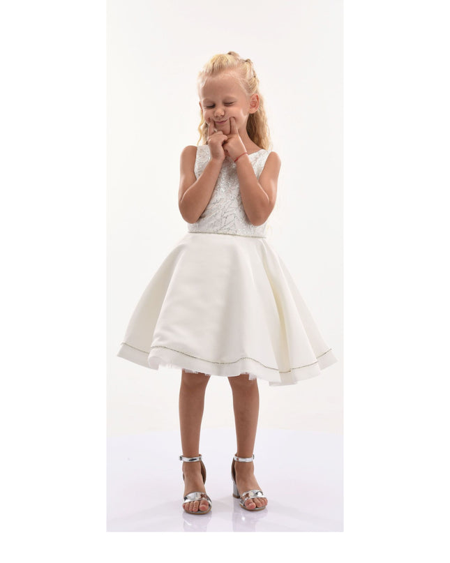 Kidsatelier-tulleen-SS19408-WHITE-tulleen-white-gold-detailed-top-dress-ss19408