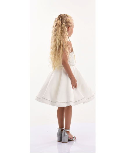 Kidsatelier-tulleen-SS19408-WHITE-tulleen-white-gold-detailed-top-dress-ss19408