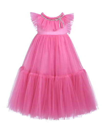 Kidsatelier-tulleen-T-2201-Pink_1-ruffle-beckwith-trapeze-dress