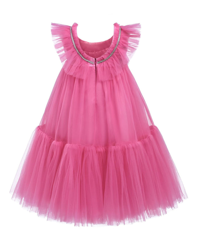 Kidsatelier-tulleen-T-2201-Pink_1-ruffle-beckwith-trapeze-dress