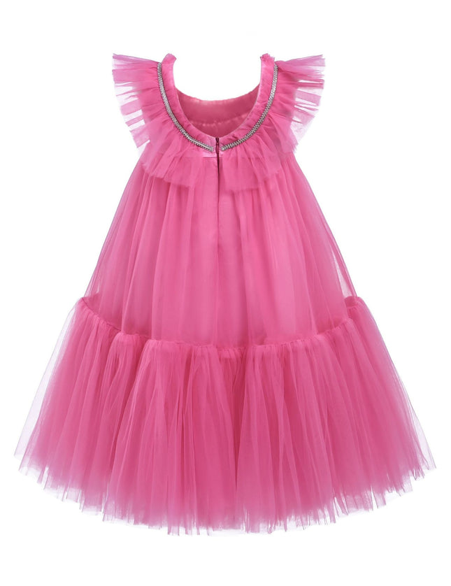 Kidsatelier-tulleen-T-2201-Pink_1-ruffle-beckwith-trapeze-dress