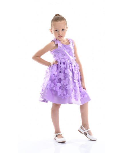 kidsatelier-tulleen-T-2207-Purple-lago-floral-dress