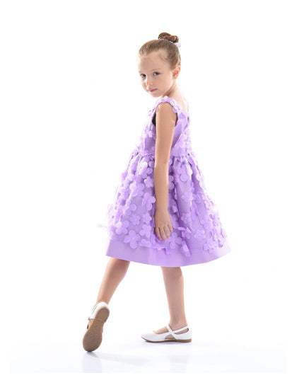 kidsatelier-tulleen-T-2207-Purple-lago-floral-dress