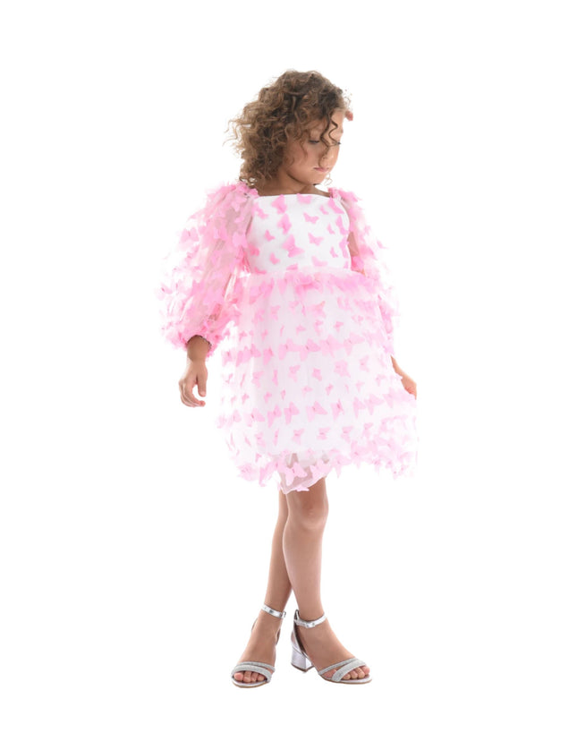 kidsatelier-tulleen-T-2210-Pink-bell-mariposa-dress