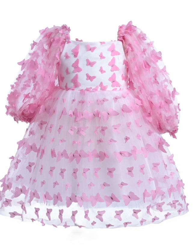 kidsatelier-tulleen-T-2210-Pink-bell-mariposa-dress