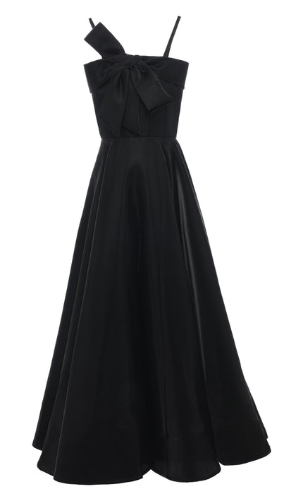 kids atelier tulleen Black Elara Bow Gown