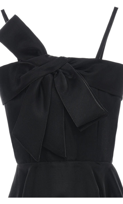 kids atelier tulleen Black Elara Bow Gown