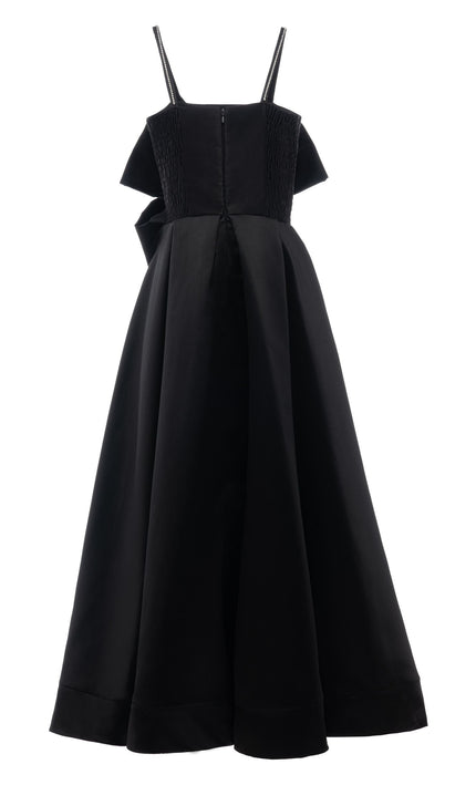 kids atelier tulleen Black Liana Taffeta Gown