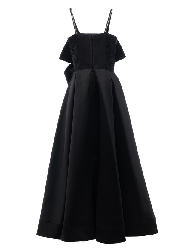 kids atelier tulleen Black Liana Taffeta Gown