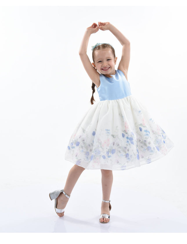 kidsatelier-tulleen-T1292-Blue-mabel-floral-garden-organza-dress
