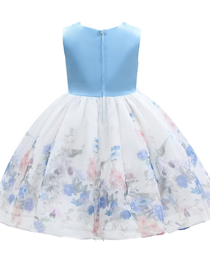 kidsatelier-tulleen-T1292-Blue-mabel-floral-garden-organza-dress