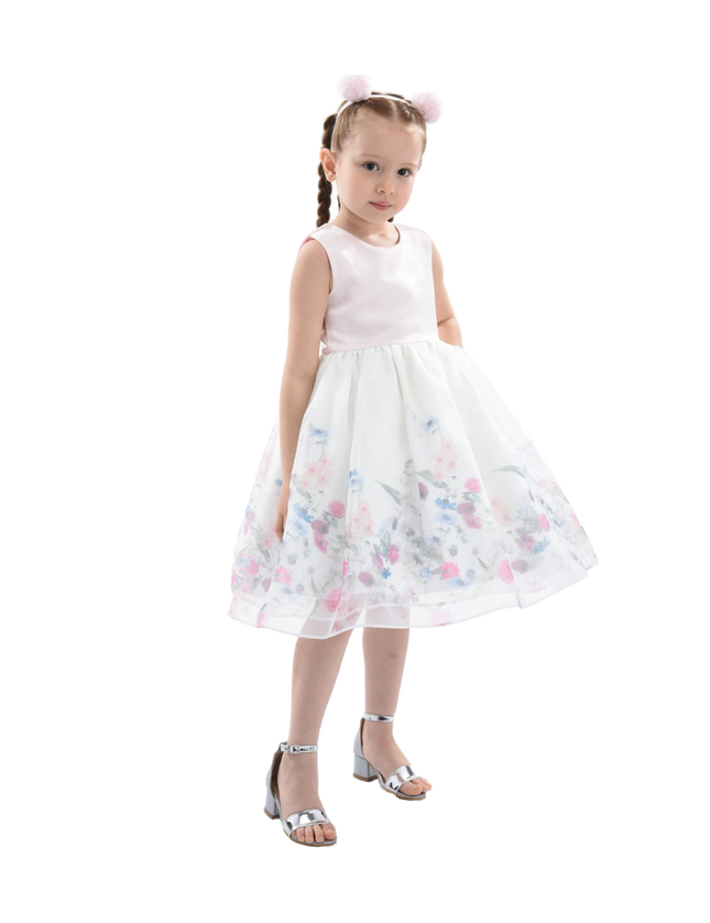 kidsatelier-tulleen-T2921-Pink-mabel-floral-garden-organza-dress