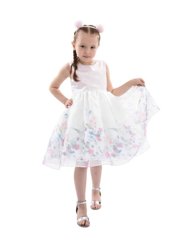 kidsatelier-tulleen-T2921-Pink-mabel-floral-garden-organza-dress