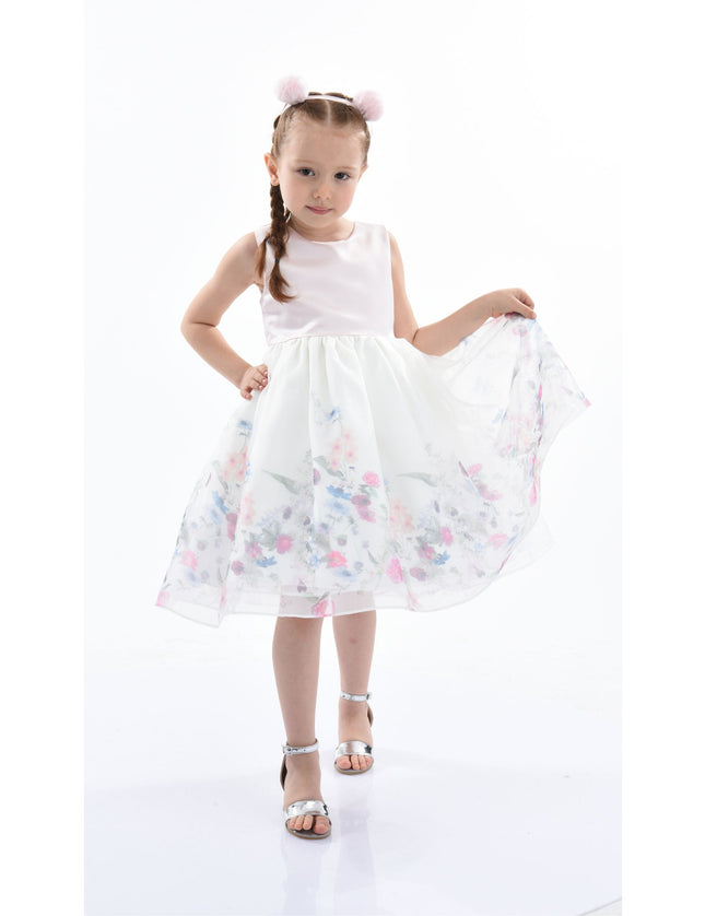 kidsatelier-tulleen-T2921-Pink-mabel-floral-garden-organza-dress