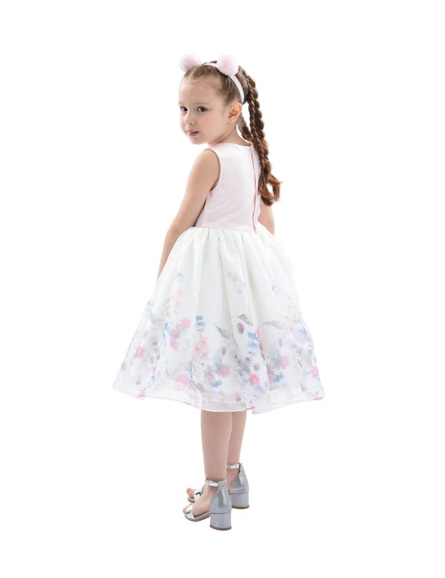 kidsatelier-tulleen-T2921-Pink-mabel-floral-garden-organza-dress