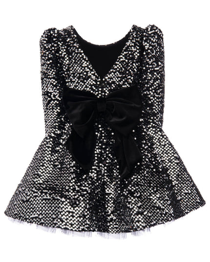 Kidsatelier-tulleen-T92211-Black-merribrook-sequin-bow-dress