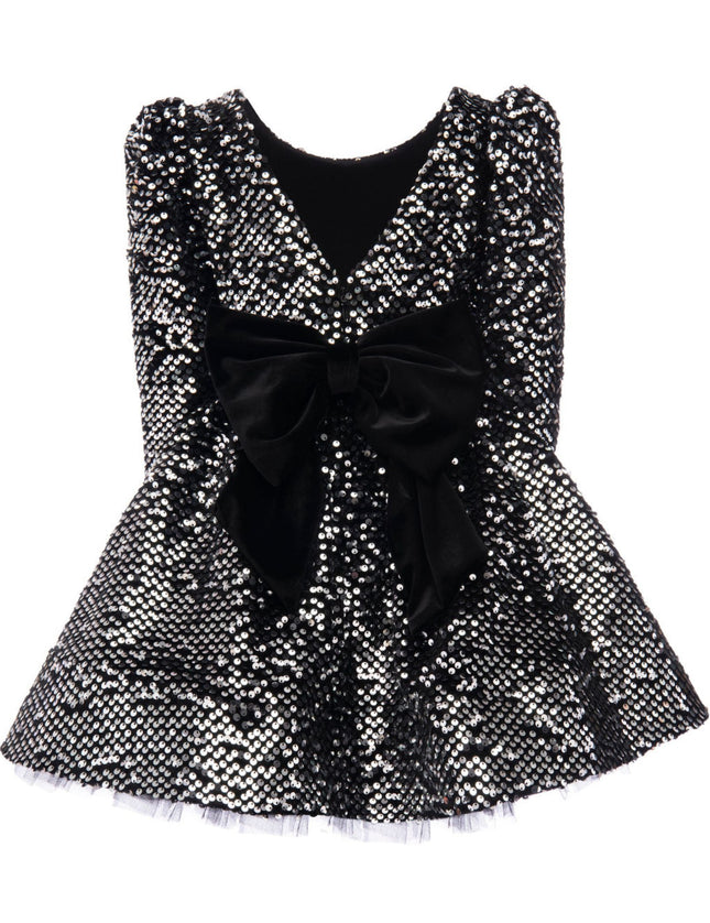 Kidsatelier-tulleen-T92211-Black-merribrook-sequin-bow-dress