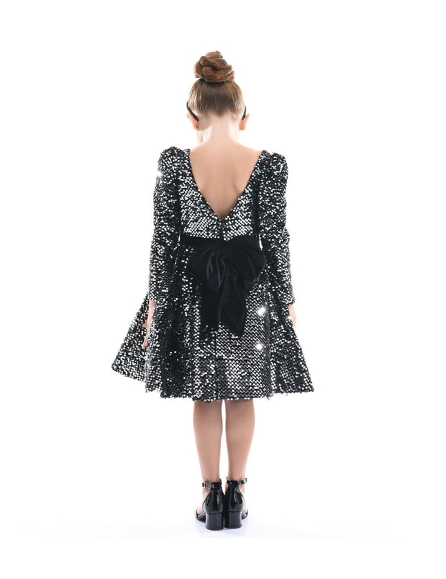 Kidsatelier-tulleen-T92211-Black-merribrook-sequin-bow-dress