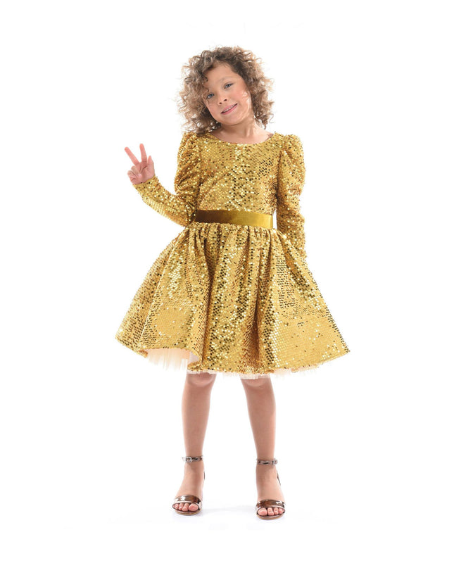 kidsatelier-tulleen-T92211-Gold-merribrook-sequin-bow-dress