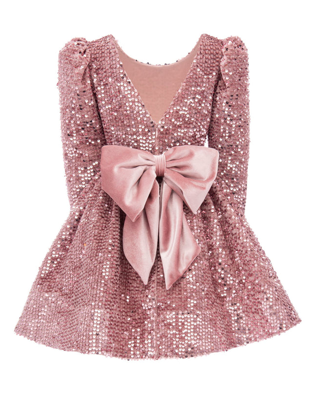 kidsatelier-tulleen-T92211-Pink-tulleen-pink-merribrook-sequin-bow-dress-t92211-pink