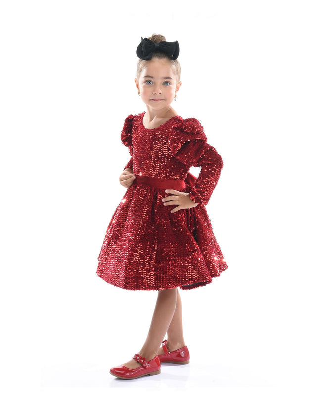 kidsatelier-tulleen-T92211-red-merribrook-sequin-bow-dress