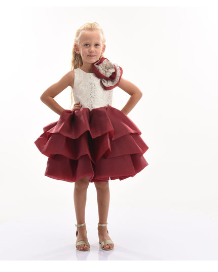kidsatelier-tulleen-T922121-burgundy-ladera-tiered-ruffle-dress