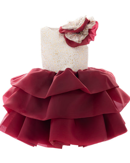 kidsatelier-tulleen-T922121-burgundy-ladera-tiered-ruffle-dress