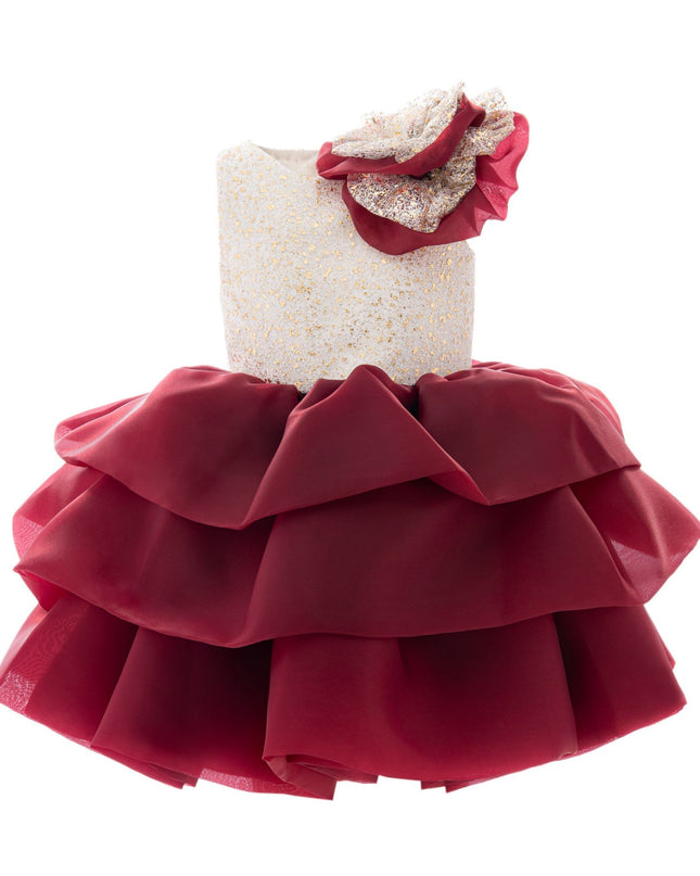 kidsatelier-tulleen-T922121-burgundy-ladera-tiered-ruffle-dress