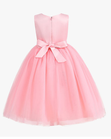 kidsatelier-tulleen-TAR03-Peach-pink-pearl-bow-tulle-dress