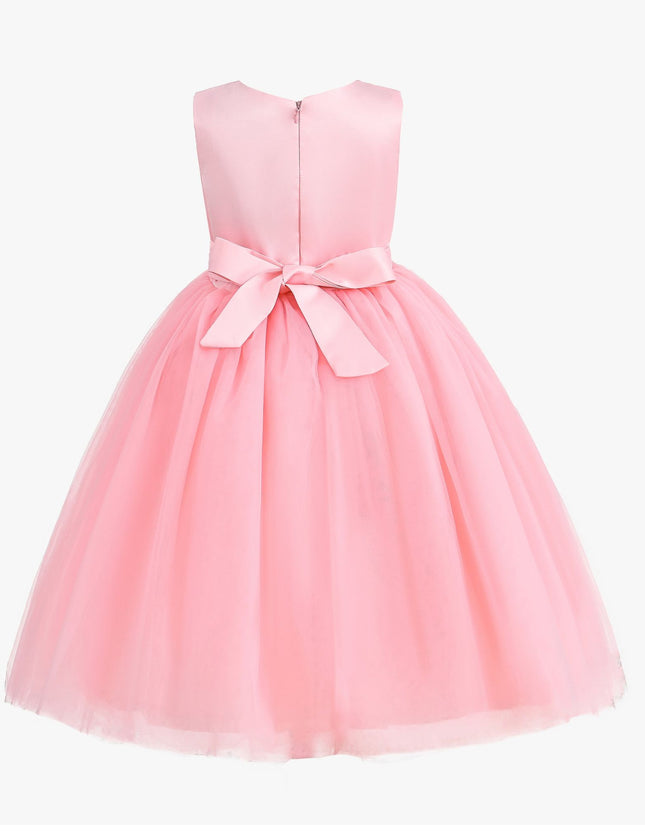 kidsatelier-tulleen-TAR03-Peach-pink-pearl-bow-tulle-dress